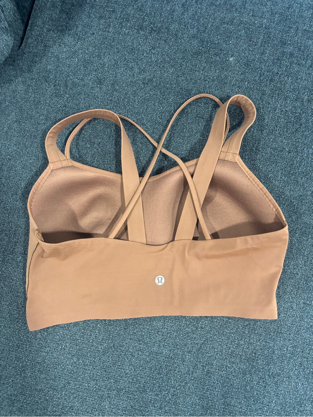 lululemon athletica Women's Tan Strappy Sports Bra